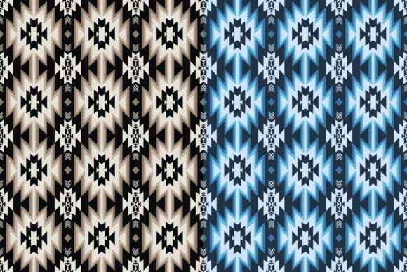 Bundle 14 Monochrome Western Aztec Design Review