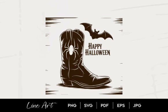 Cowboy Boot Spider Halloween Design Review