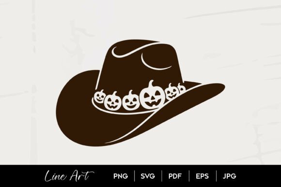 Cowboy Hat Pumpkin Halloween Design Review for Real Projects