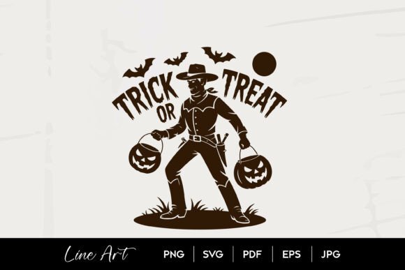 Cowboy Trick or Treat Halloween Design Review for Real Projects