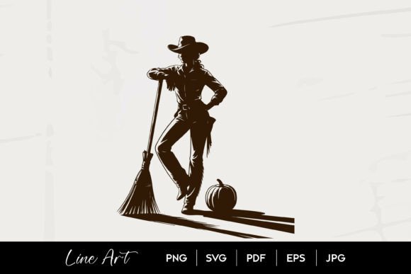 Cowgirl Broom Pumpkin Western Halloween Review for Real Projects