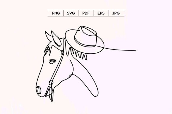 Horse with Cowboy Hat Line Art: A Designer’s Honest Take