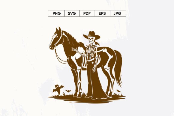 Skeleton Cowgirl Horse Western Art: A Designer’s Honest Take