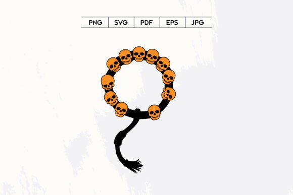 Skull Rope Loop Halloween Western Vector Review