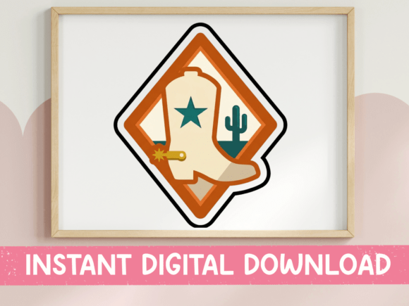 Western Cowboy Boot Diamond Badge: A Designer’s Perspective